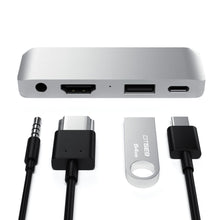 Заредете изображение във визуализатора на галерията – Adapter HUB 4in1 USB C Satechi Mobile Pro Hub ST-TCMPHS silver
