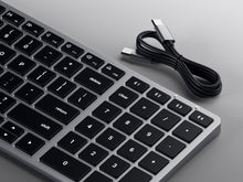 Заредете изображение във визуализатора на галерията – Wireless keyboard QWERTY Satechi Slim X2 ST-BTSX2M space gray
