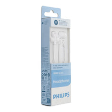 Заредете изображение във визуализатора на галерията – Wire earphones Jack 3,5 mm Philips TAE1105WT/00 white
