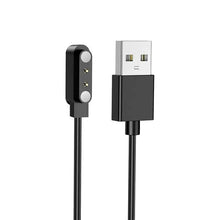 Заредете изображение във визуализатора на галерията – Charging cable for smartwatch Hoco 0,6 m Y34 / Y37 / Y41 black
