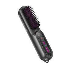 Заредете изображение във визуализатора на галерията – Hair straightener Hoco with comb HP45 gray
