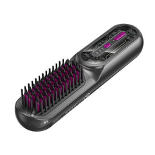Заредете изображение във визуализатора на галерията – Hair straightener Hoco with comb HP45 gray
