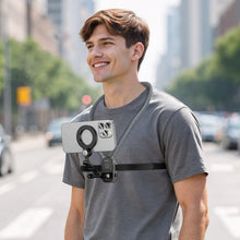 Заредете изображение във визуализатора на галерията – Neck magnetic phone holder Hoco K31 black gray
