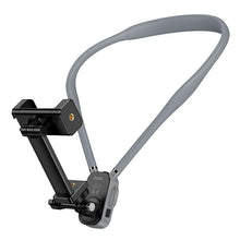 Заредете изображение във визуализатора на галерията – Neck universal phone holder Hoco K30 black gray
