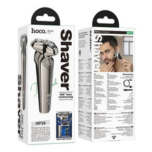 Заредете изображение във визуализатора на галерията – Razor Hoco with triple blades HP39 metal gray
