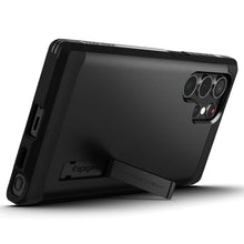 Заредете изображение във визуализатора на галерията – SPIGEN Tough Гръб ARMOR за SAMSUNG S22 ULTRA черен
