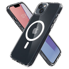 Заредете изображение във визуализатора на галерията – Spigen ultra hybrid mag гръб за iphone 14 white
