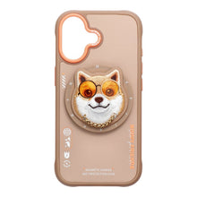 Заредете изображение във визуализатора на галерията – NIMMY case GLASSES COOL DOG compatible with MagSafe for IPHONE 17 beige
