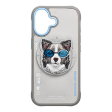 Заредете изображение във визуализатора на галерията – NIMMY case GLASSES COOL DOG compatible with MagSafe for IPHONE 17 gray
