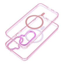 Заредете изображение във визуализатора на галерията – Case FRAME CLEAR HYBRID MAG COVER compatible with MagSafe for SAMSUNG A17 powder pink
