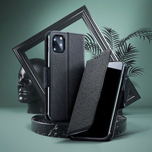 Заредете изображение във визуализатора на галерията – Калъф тип книга FANCY за XIAOMI POCO M4 PRO 5G / Redmi Note 11T 5G / Redmi Note 11S 5G черен
