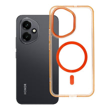 Заредете изображение във визуализатора на галерията – Case FRAME CLEAR HYBRID MAG COVER compatible with MagSafe for HONOR 400 hermes orange

