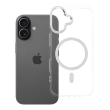Заредете изображение във визуализатора на галерията – Case FRAME CLEAR HYBRID MAG COVER compatible with MagSafe for IPHONE 17 transparent
