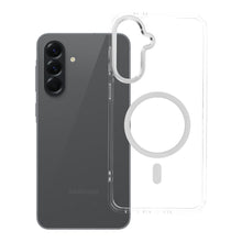 Заредете изображение във визуализатора на галерията – Case FRAME CLEAR HYBRID MAG COVER compatible with MagSafe for SAMSUNG A56 transparent
