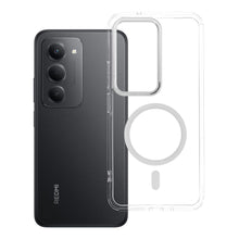Заредете изображение във визуализатора на галерията – Case FRAME CLEAR HYBRID MAG COVER compatible with MagSafe for REDMI 15 transparent
