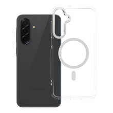 Заредете изображение във визуализатора на галерията – Case FRAME CLEAR HYBRID MAG COVER compatible with MagSafe for SAMSUNG A16 transparent
