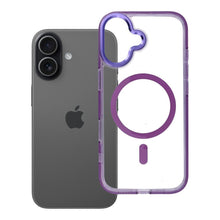 Заредете изображение във визуализатора на галерията – Case FRAME CLEAR HYBRID MAG COVER compatible with MagSafe for IPHONE 17 purple
