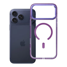 Заредете изображение във визуализатора на галерията – Case FRAME CLEAR HYBRID MAG COVER compatible with MagSafe for IPHONE 17 Pro Max purple

