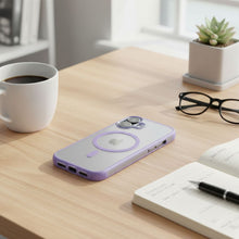 Заредете изображение във визуализатора на галерията – Case for iPhone 17 Flexline Mag Cover compatible with MagSafe purple
