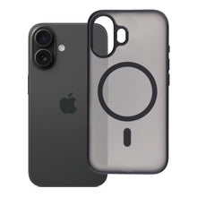 Заредете изображение във визуализатора на галерията – Case for iPhone 16 Flexline Mag Cover compatible with MagSafe black
