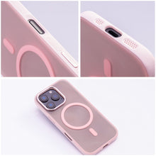 Заредете изображение във визуализатора на галерията – Case for iPhone 16 PRO Flexline Mag Cover compatible with MagSafe pink
