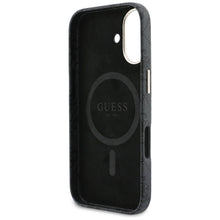 Заредете изображение във визуализатора на галерията – Оригинален гръб GUESS за IPHONE 17 compatible with MagSafe GUHMP17S5P4FWMSK (PU FW 4G Script) черен
