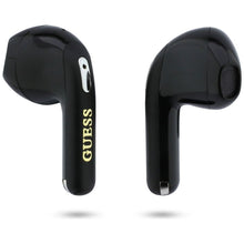 Заредете изображение във визуализатора на галерията – Wireless earphones Guess TWS GUTWSA15HETK (Small Round Script Print) black
