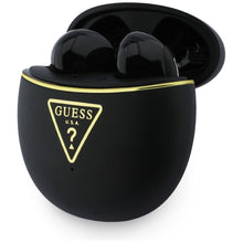 Заредете изображение във визуализатора на галерията – Wireless earphones Guess TWS GUTWSA15HETK (Small Round Script Print) black
