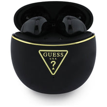 Заредете изображение във визуализатора на галерията – Wireless earphones Guess TWS GUTWSA15HETK (Small Round Script Print) black
