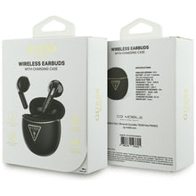 Заредете изображение във визуализатора на галерията – Wireless earphones Guess TWS GUTWSA15HETK (Small Round Script Print) black

