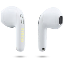 Заредете изображение във визуализатора на галерията – Wireless earphones Guess TWS GUTWSA15HETN (Small Round Script Print) khaki

