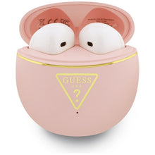 Заредете изображение във визуализатора на галерията – Wireless earphones Guess TWS GUTWSA15HETP (Small Round Script Print) pink
