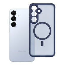 Заредете изображение във визуализатора на галерията – Гръб FULL MATTE MAG COVER съвместим с MagSafe за SAMSUNG S25 Plus син
