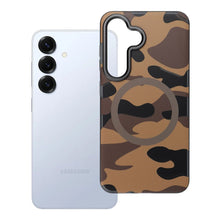 Заредете изображение във визуализатора на галерията – FORCELL F-PROTECT Levels with Dual Layer 4D technology, Military Drop-Test compatible with MagSafe for SAMSUNG S25 desert camo
