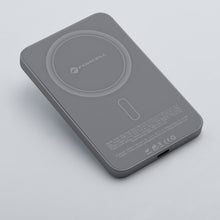 Заредете изображение във визуализатора на галерията – FORCELL F-ENERGY F5K8 Super Slim powerbank compatible with MagSafe PD3.0 QC4.0 15W 5000 mAh grey
