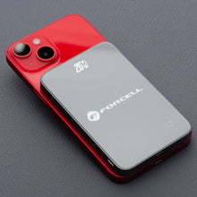 Заредете изображение във визуализатора на галерията – FORCELL F-ENERGY F5K8 Super Slim powerbank compatible with MagSafe PD3.0 QC4.0 15W 5000 mAh grey
