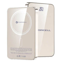 Заредете изображение във визуализатора на галерията – FORCELL F-ENERGY F10K8 Super Slim powerbank compatible with MagSafe PD3.0 QC4.0 15W 10000 mAh titanium dessert
