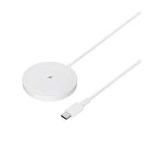 Заредете изображение във визуализатора на галерията – Wireless charger BLUE STAR Charing Pad 15w compatible with MagSafe white
