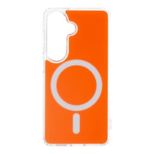 Заредете изображение във визуализатора на галерията – CLEAR FUSION MAG COVER Case compatible with MagSafe for SAMSUNG S26 hermes orange
