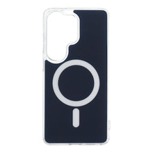 Заредете изображение във визуализатора на галерията – CLEAR FUSION MAG COVER Case compatible with MagSafe for SAMSUNG S26 Ultra navy blue
