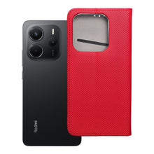 Заредете изображение във визуализатора на галерията – Калъф тип книга SMART за XIAOMI Redmi Note 14 5G червен
