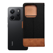 Заредете изображение във визуализатора на галерията – Калъф тип книга JEANS за Xiaomi Redmi Note 14 5G черен
