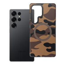 Заредете изображение във визуализатора на галерията – FORCELL F-PROTECT Levels with Dual Layer 4D technology, Military Drop-Test compatible with MagSafe for SAMSUNG S25 ULTRA desert camo
