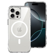 Заредете изображение във визуализатора на галерията – ROAR case SLIM DEFENDER compatible with MagSafe for IPHONE 15 Pro transparent
