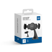 Заредете изображение във визуализатора на галерията – BLUE STAR Wide car holder for tablet 4-13" windshield mount black
