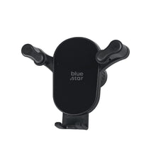 Заредете изображение във визуализатора на галерията – Gravity car holder BLUE STAR Black Mirror windshield mount black
