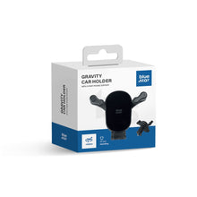 Заредете изображение във визуализатора на галерията – Gravity car holder BLUE STAR Black Mirror windshield mount black
