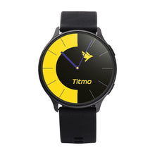 Заредете изображение във визуализатора на галерията – Smartwatch TITMO O-200 (GPS, AMOLED, bluetooth call, silicone strap) black
