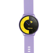 Заредете изображение във визуализатора на галерията – Smartwatch TITMO O-200 (GPS, AMOLED, bluetooth call, silicone strap) lavender
