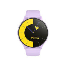 Заредете изображение във визуализатора на галерията – Smartwatch TITMO O-200 (GPS, AMOLED, bluetooth call, silicone strap) lavender
